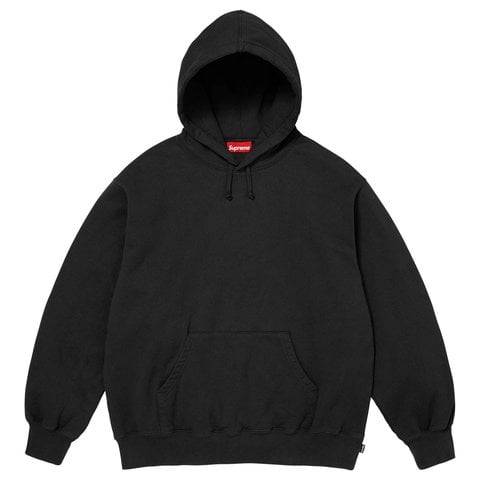 Supreme Mirrored Appliqué Hooded Sweatshirt - Black