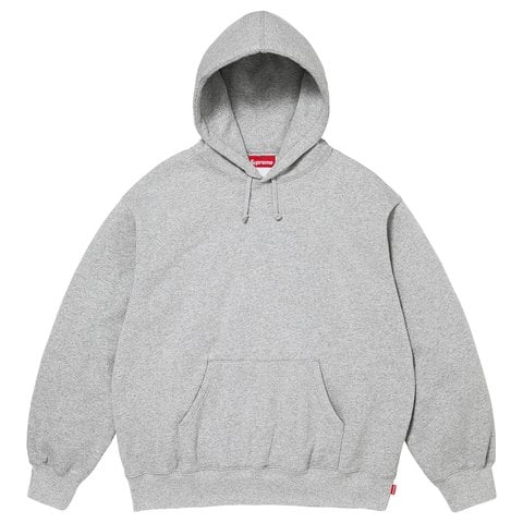 Supreme Mirrored Appliqué Hooded Sweatshirt - Heather Grey
