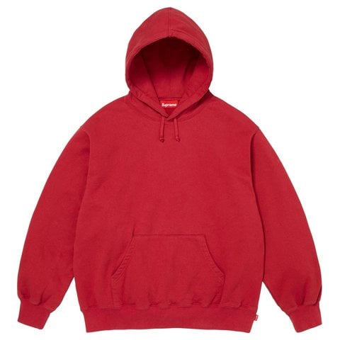 Supreme Mirrored Appliqué Hooded Sweatshirt - Red