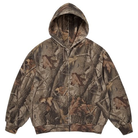 Supreme Reversible Work Zip Up Hooded Sweatshirt - Realtree® Hardwoods Camo