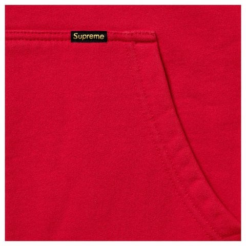 Supreme Reversible Work Zip Up Hooded Sweatshirt - Red