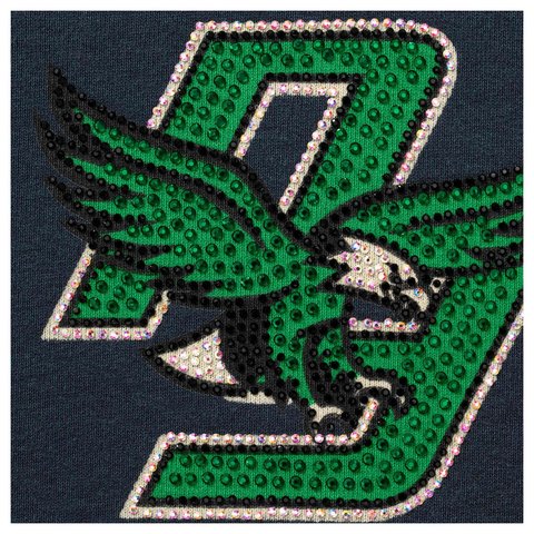 Supreme Rhinestone Eagle Hooded Sweatshirt - Navy