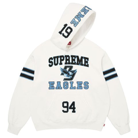 Rhinestone Eagle Hooded Sweatshirt - SupremeCommunity