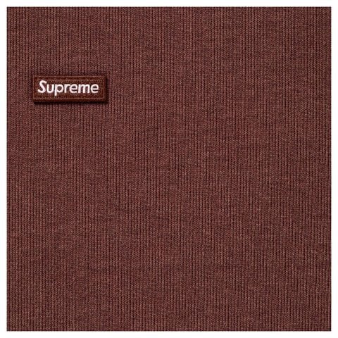 Supreme Small Box Zip Up Hooded Sweatshirt - Brown