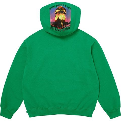 Supreme Heart Hooded Sweatshirt - Green