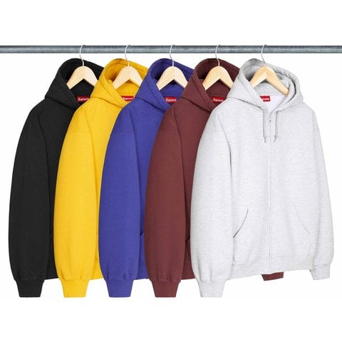 Supreme Oval Zip Up Hooded Sweatshirt - Group Shots