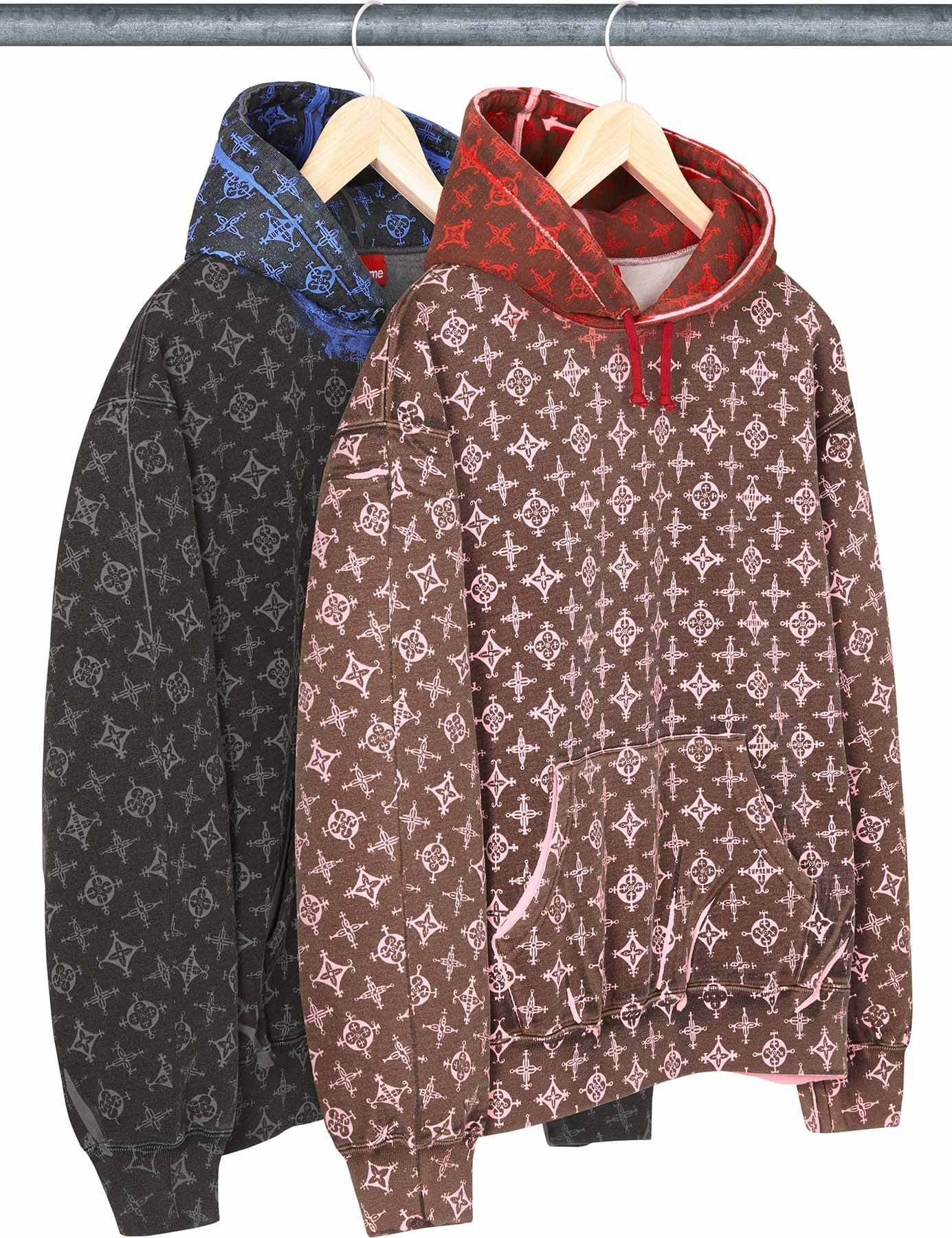 Overprint Fade Hooded Sweatshirt - Supreme