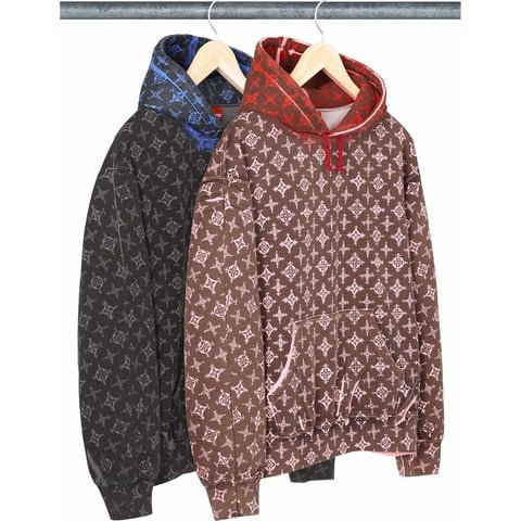 Supreme Overprint Fade Hooded Sweatshirt