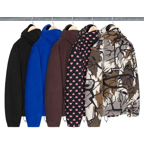 Supreme Polartec® Face Mask Half Zip Hooded Sweatshirt