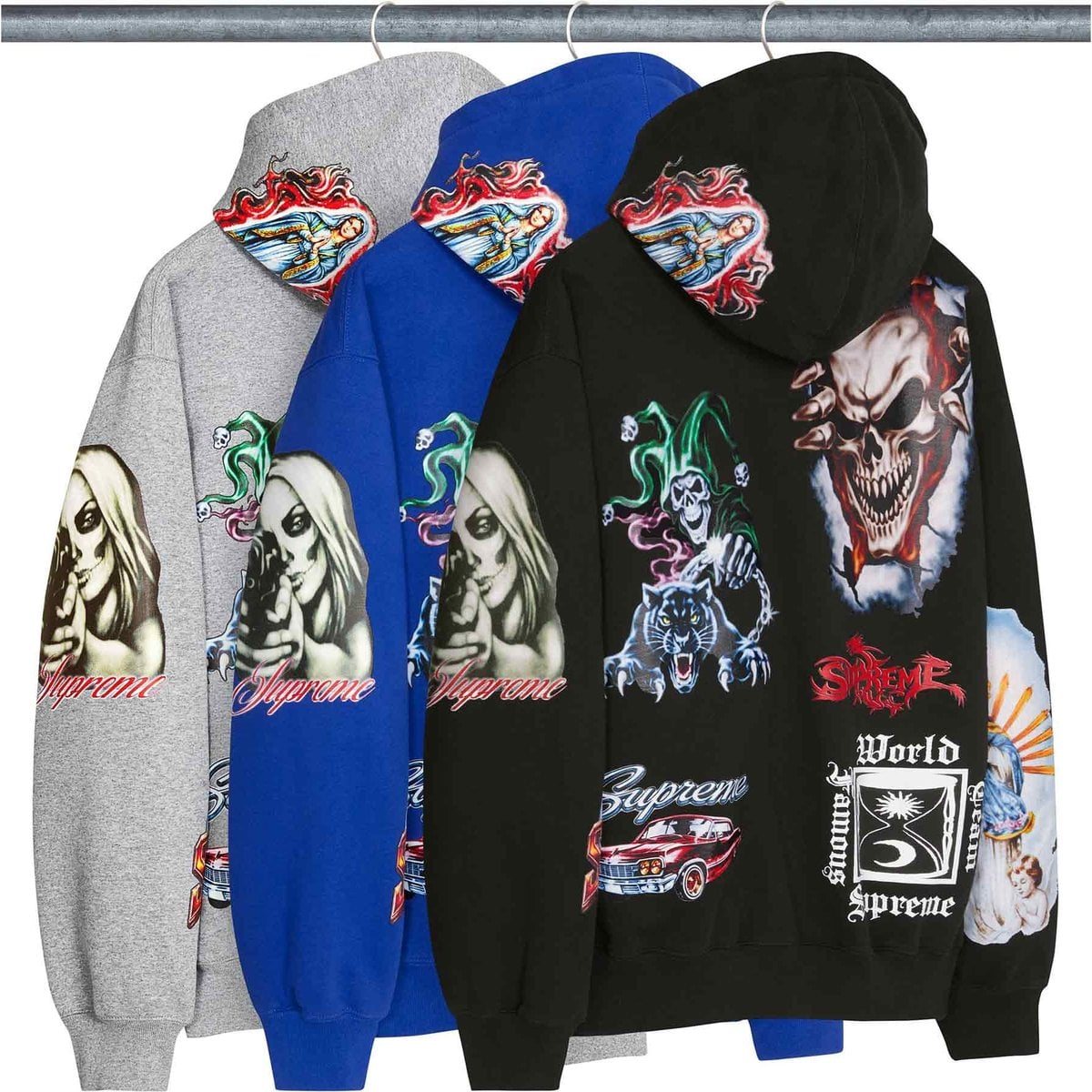 Stickers Hooded Sweatshirt