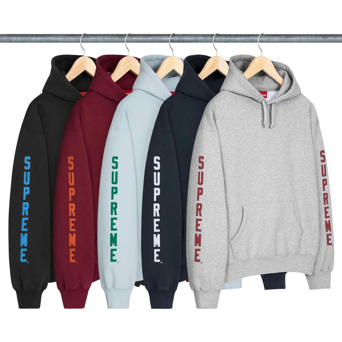 Washed Logo Hooded Sweatshirt