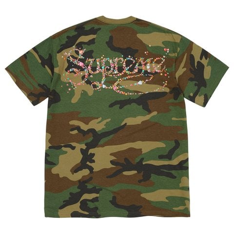 Supreme Gems Tee - Woodland Camo