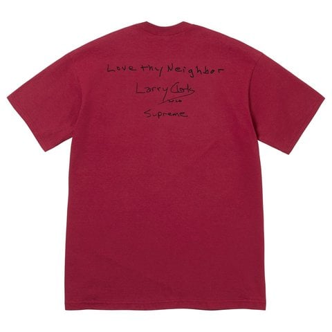 Supreme Supreme/Larry Clark Neighbor Tee - Cardinal