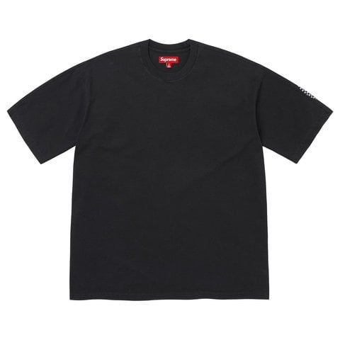 Supreme Checkerboard Intarsia S/S Top - Black