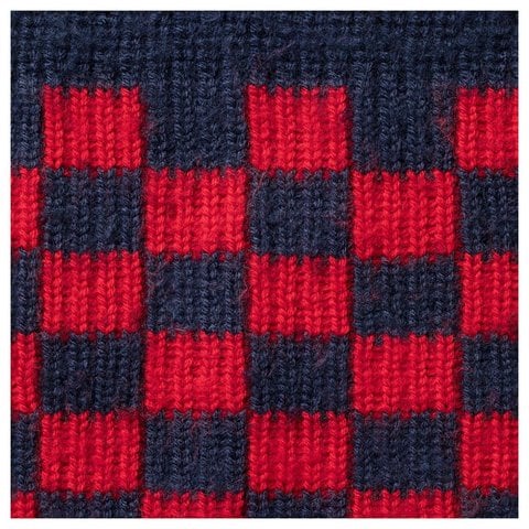 Supreme Checkerboard Pilled Sweater - Navy