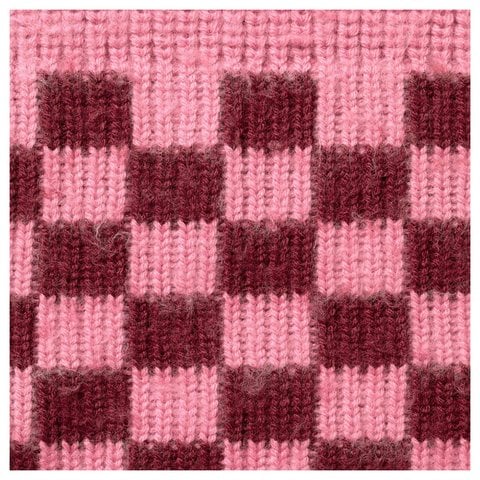Supreme Checkerboard Pilled Sweater - Pink