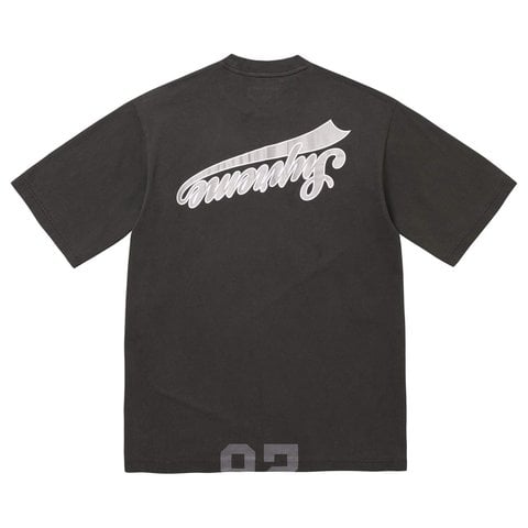 Supreme Cracked Flipped S/S Top - Black