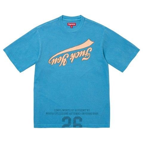 Supreme Cracked Flipped S/S Top - Blue