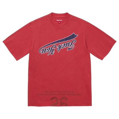 Supreme Cracked Flipped S/S Top - Red