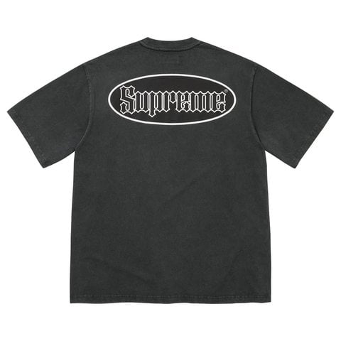 Supreme Cracked Pocket S/S Top - Black