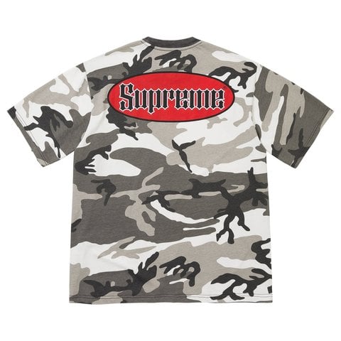 Supreme Cracked Pocket S/S Top - Snow Camo