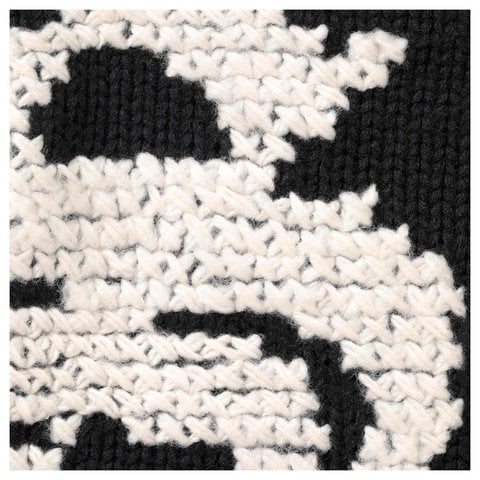 Supreme Cross Stitch Logo Sweater - Black