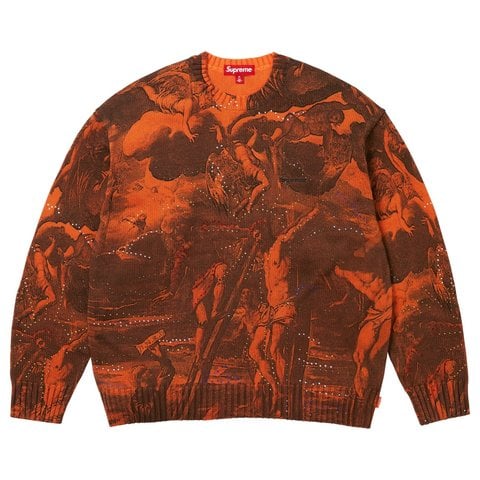 Supreme Crucifixion Sweater - Orange