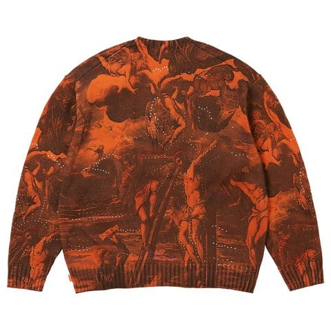 Supreme Crucifixion Sweater - Orange