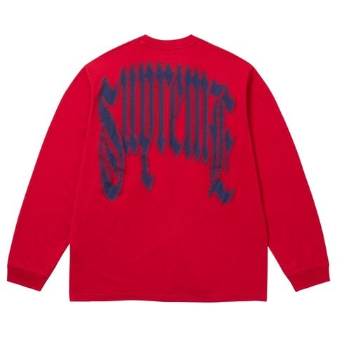 Supreme Intarsia L/S Top - Red