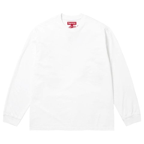 Supreme Intarsia L/S Top - White