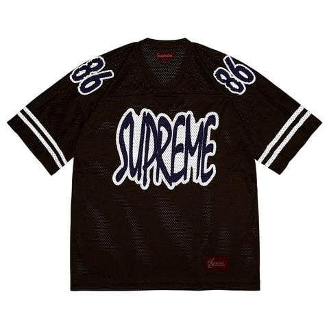 Supreme Reflective Football Jersey - Brown