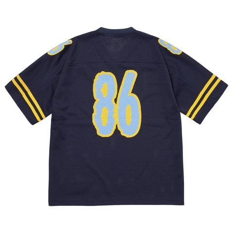 Supreme Reflective Football Jersey - Navy
