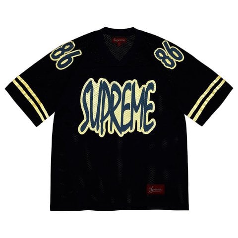 Supreme Reflective Football Jersey - Navy