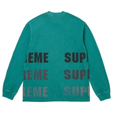Supreme Reflective L/S Top - Teal