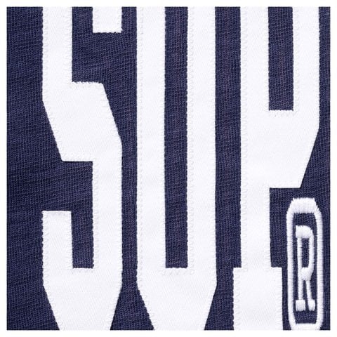 Supreme Stretch Appliqué S/S Top - Navy