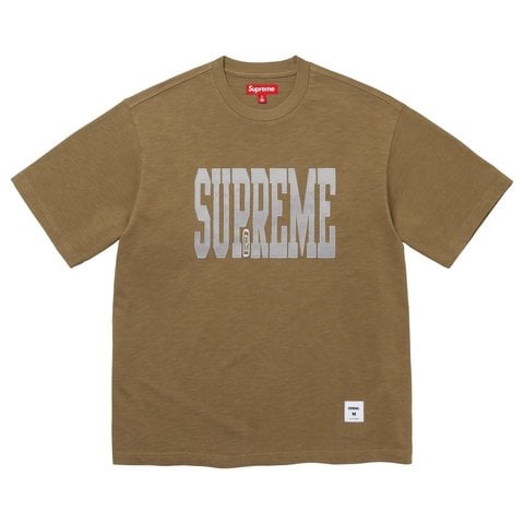Supreme Stretch Appliqué S/S Top - Olive Brown
