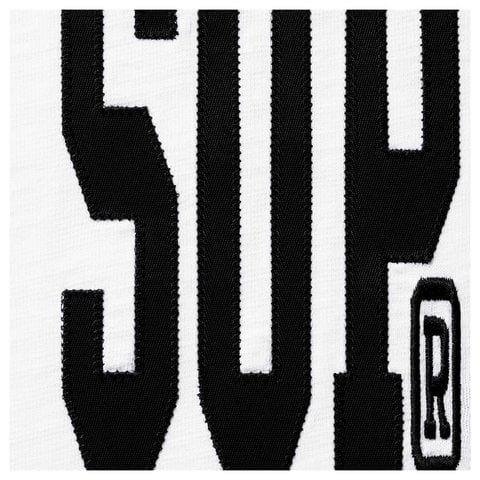 Supreme Stretch Appliqué S/S Top - White