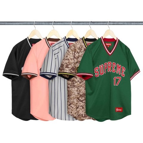 Supreme Baseball Jersey - Group Shots