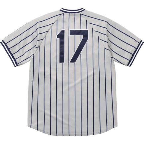 Supreme Baseball Jersey - Pinstripe
