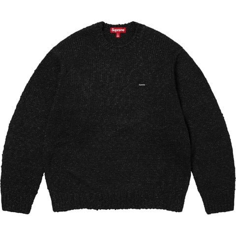 Supreme Bouclé Small Box Sweater - Black