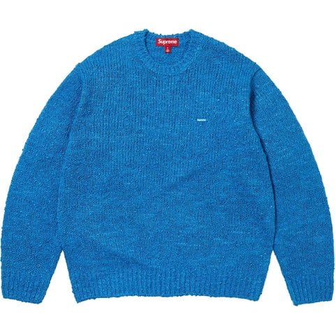 Supreme Bouclé Small Box Sweater - Blue