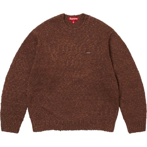 Supreme Bouclé Small Box Sweater - Brown