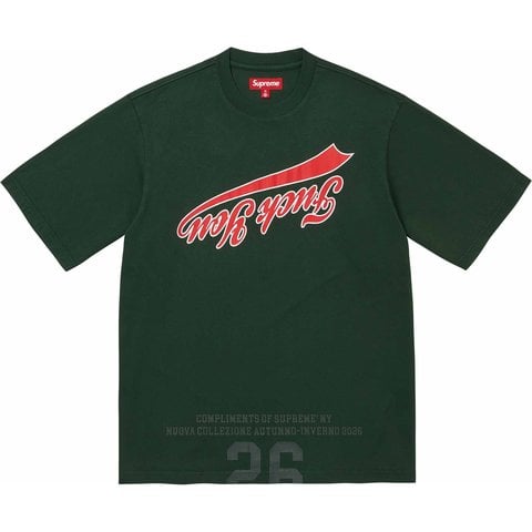 Supreme Cracked Flipped S/S Top - Dark Green