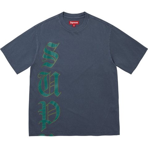 Supreme Cracked Vertical S/S Top - Navy