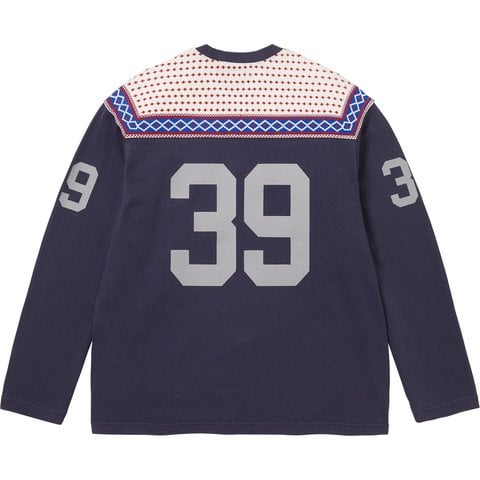 Supreme Fair Isle Football Top - Navy
