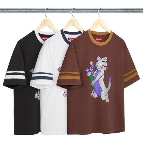 Supreme Glitter Cat S/S Top