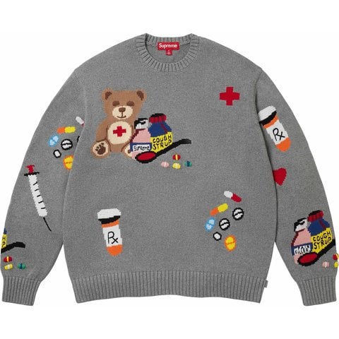 Supreme Medicine Sweater - Grey