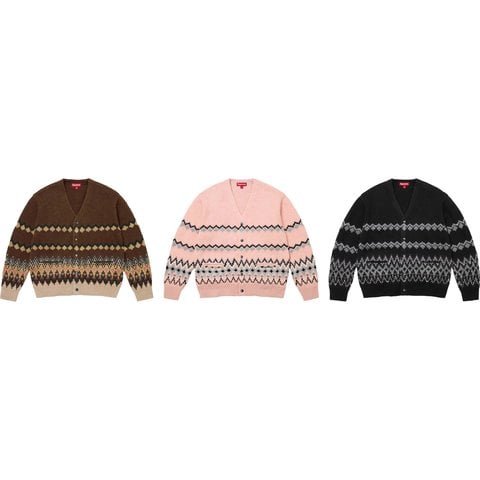 Supreme Metallic Fair Isle Cardigan