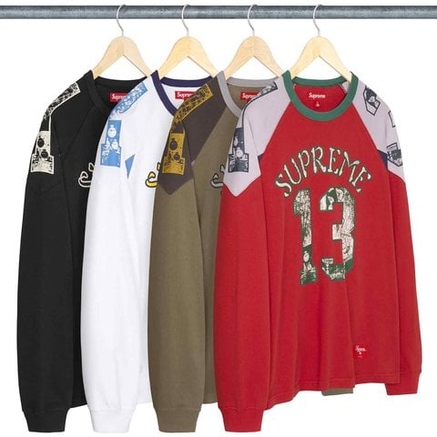 Supreme Paneled Raglan L/S Top