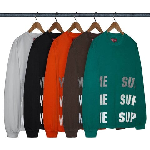 Supreme Reflective L/S Top - Group Shots